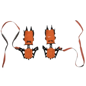 

NEW-Mountaineering Hiking Crampons 14 Teeth Outdoor Antislip Ice Snow Shoe Spikes