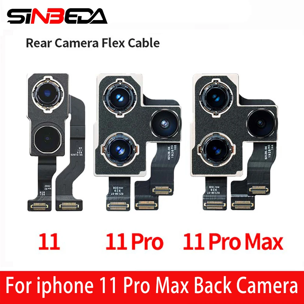 Camera Cable For Iphone 11 Pro Back Camera Rear Main Lens Flex Cable Flash Module Sensor