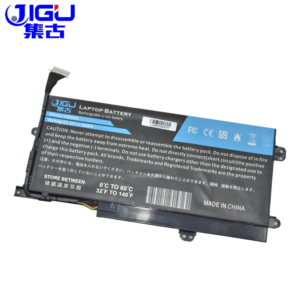 JIGU 11 1 В PX03XL HSTNN-LB4P HSTNN-IB4P Новая батарея для ноутбука DELL Envy Touchsmart 14-K000 M6 TPN-C111 14-K100 |