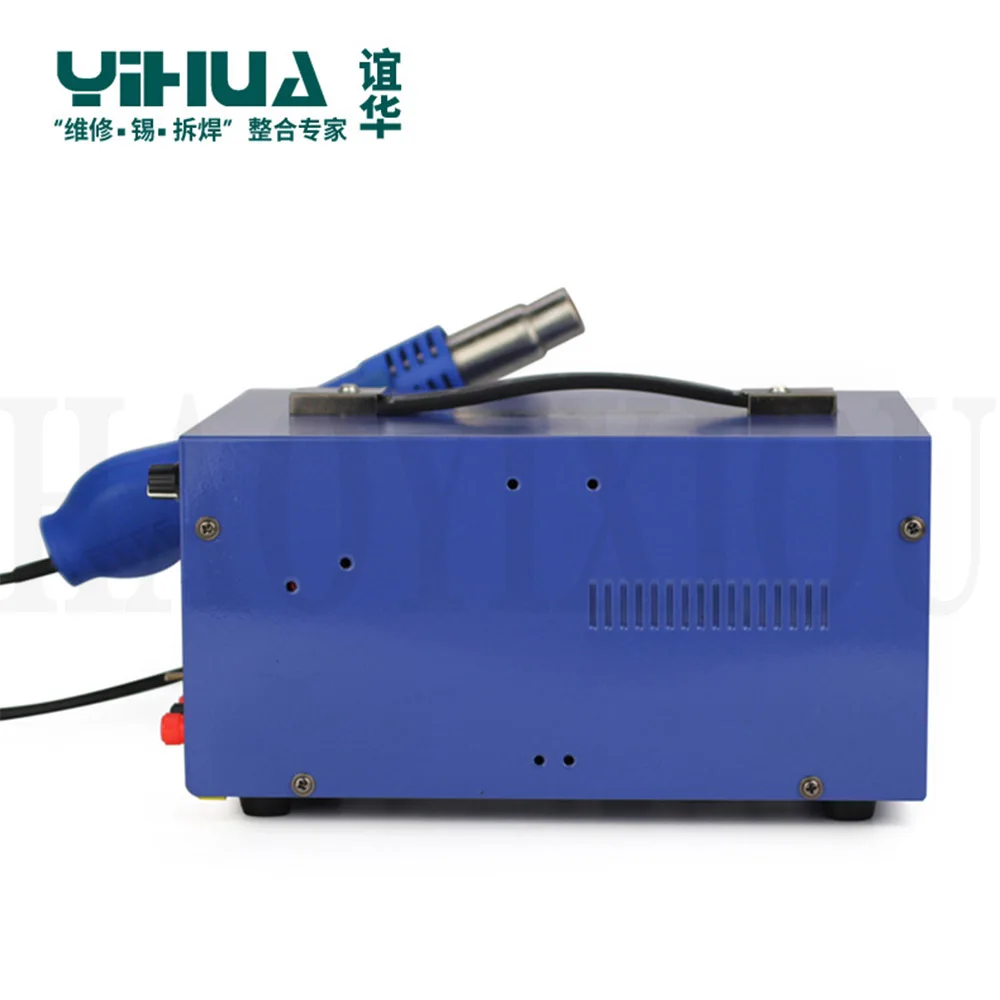 Паяльная Тепловая пушка YIHUA 853D + 3A мощный цифровой дисплей с регулировкой