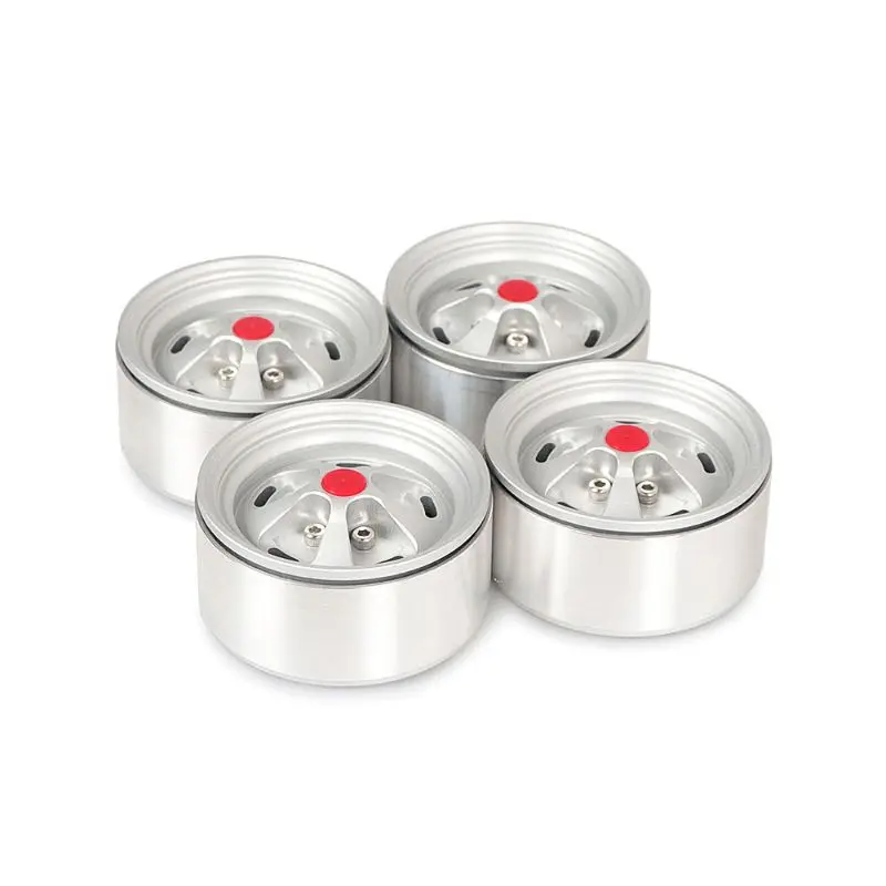 

4Pcs Metal1.9 inch Wheels Rims for 1/10 RC Crawler Axial SCX10 II 90046 TRX-4 D90 RC Car Spare Parts