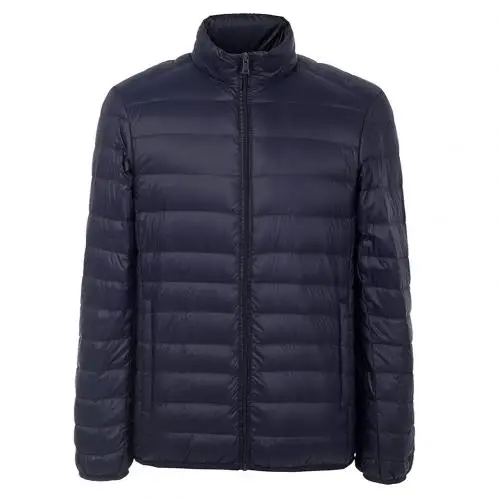 Navy Blue S Самая низкая цена, новая модная зимняя куртка для мужчин, брендовая повседневная мужская куртка и пальто, толстая парка, мужская верхняя одежда, куртка, Мужское пальто - Цвет: Navy Blue S