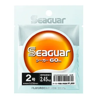 

SEAGUAR Fishing Line Grandmax MAX 60M 100% FLUOROCARBON Fishing Line 0.65KG-13KG Power Good Light Transmission Wear Resistant