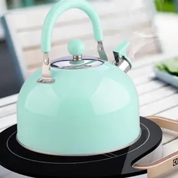 

Non-magnetic Teakettle Stainless Steel Sounding Kettle Thickening Water Heater Kettle Colored Whistle Hot Kettle Whistle Heating