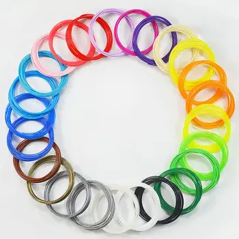 

5M 20 Colors 3D Printing Drawing Pen ABS Filament 1.75mm Plastic Printer Tool No Pollution