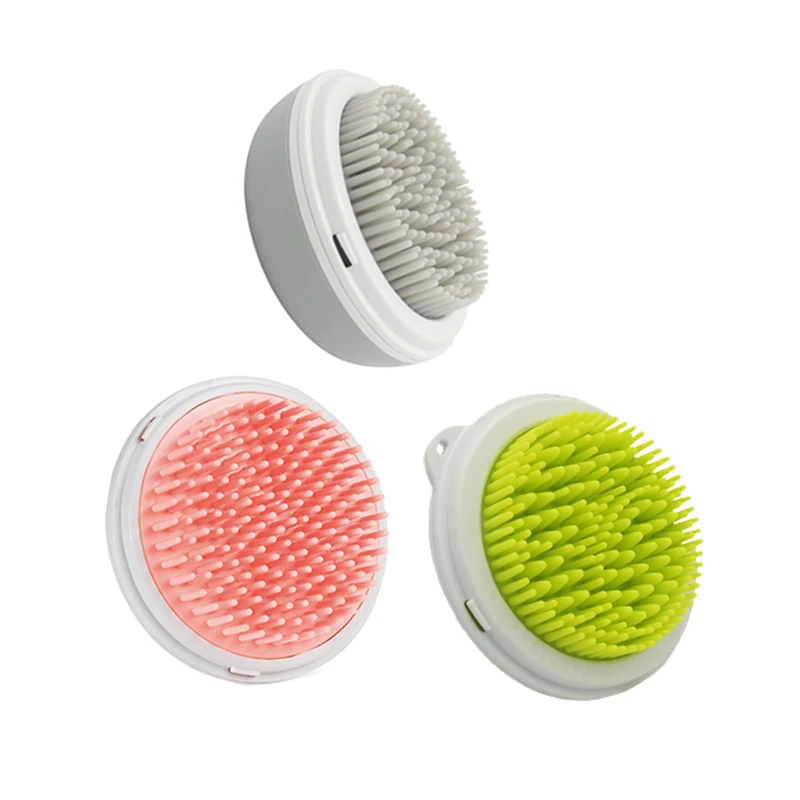 Soft Dog Bath Brush Comb Pet SPA Shampoo Massage Brush Shower Hair Removal Comb For Dogs Cats Pet Cleaning Grooming Tool