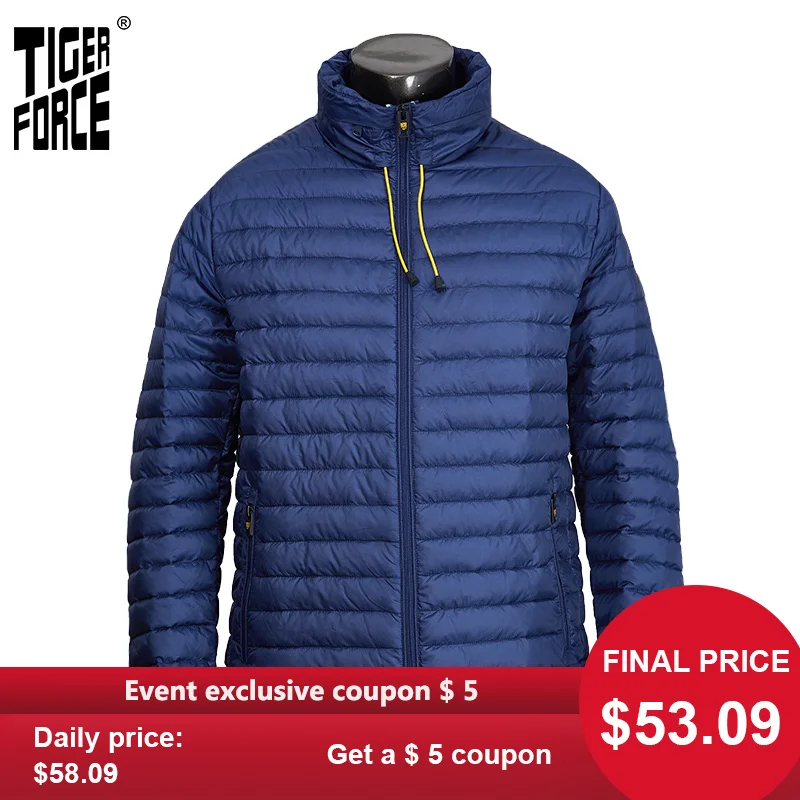 TIGER FORCE 2020 new spring autumn men jacket high quality fashion Parka hidden hood clothes outerwear casual lightweight 50610 TIGER FORCE 2020 new spring autumn men jacket high quality fashion Parka hidden hood clothes outerwear casual lightweight 50610