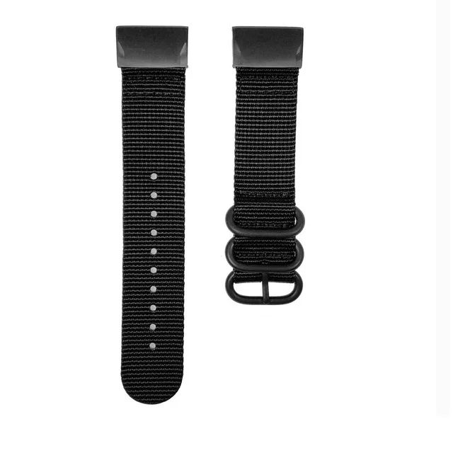 black Нержавеющая сталь Металл Quick Fit 26 мм/22 мм NATO нейлоновый ремешок для часов для Garmin Fenix 5/5 Plus/Fenix 5X/Fenix 3/D2 Delta PX - Цвет ремешка: black