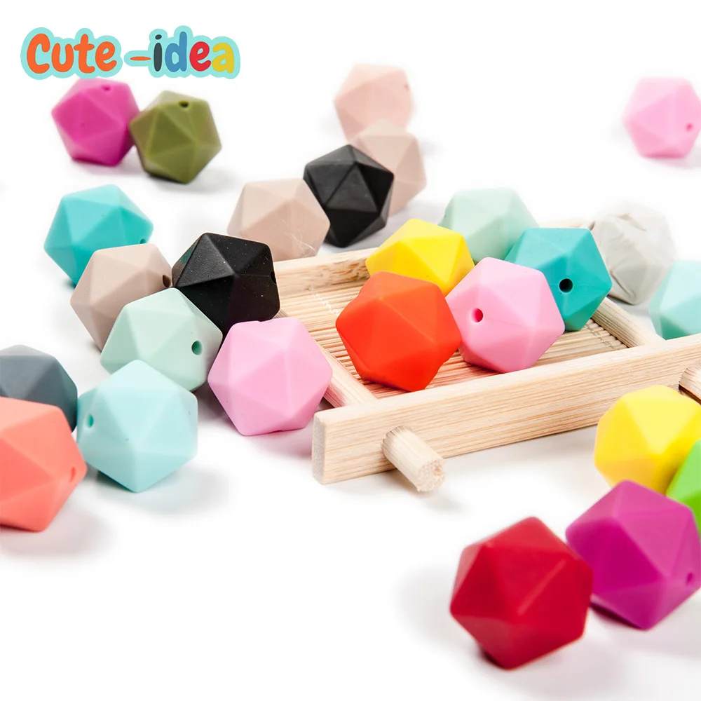 cute-idea-14mm-300pcs-icosahedron-food-grade-silicone-beads-diy-teething-necklace-pendant-fitting-baby-nursing-accessories