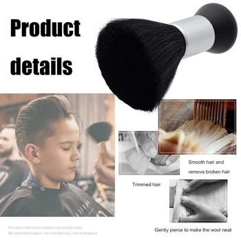 

Practical Soft Hairdressing Neck Brush 1PC Salon Stylist Soft Fibers Brush Barber Hairdressing Plastic Brush Tool Styling Makeup