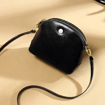 

Soft Leather WOMEN'S Bag 2020 New Style Fashion WOMEN'S Leather Bags Over-the-shoulder Bag