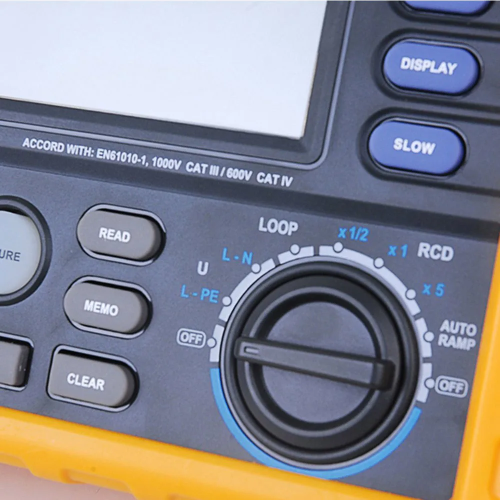 Peakmeter PM5910 цифровой измеритель сопротивления УЗО тестер контура мультиметр USB интерфейс отключения тока/прибор для определения времени