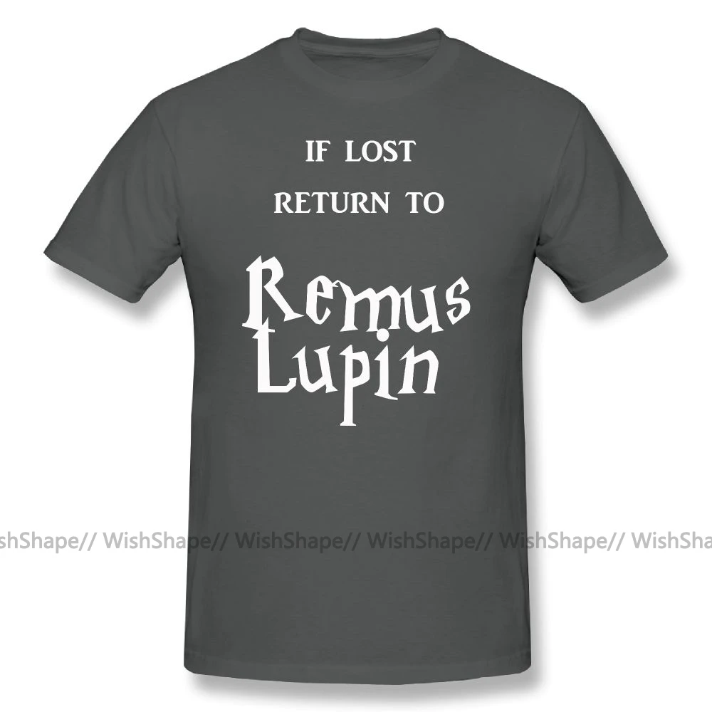 Футболка Moony Music футболка с надписью If Lost Remus Lupin размера плюс базовая Мужская