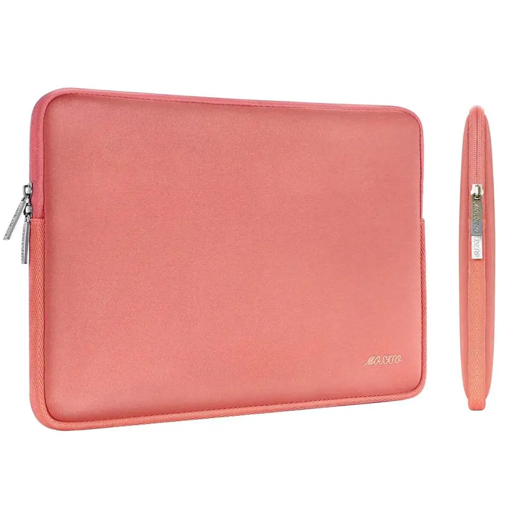 Living Coral Сумка для ноутбука MOSISO для Macbook Air Pro 11, 12, 13, 14, 15, retina, компьютер, ноутбук 11,6, 13,3, 15,6 дюймов, рукав, водонепроницаемая сумка, чехол - Цвет: Living Coral