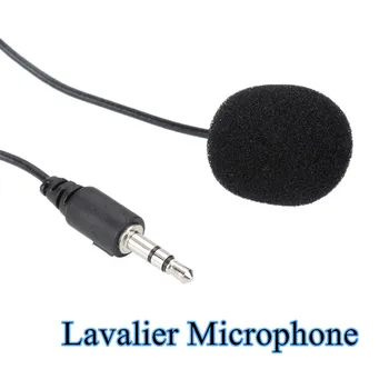 

Portable Mini Lavalier Mic 3.5mm Jack Tie Clip Microphones Smart Phone Recording PC Clip-on Lapel For Talking Singing Speech