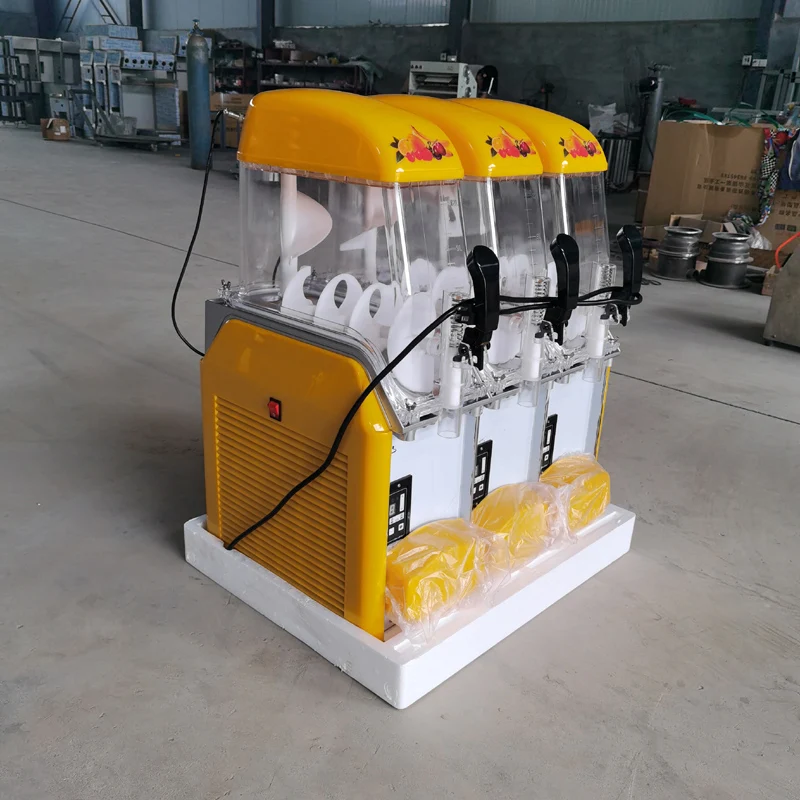 Commercial Ice Snow Melting machine/Three Tank Slush Machine/Cold Drink Maker/Smoothies Granita Machine/Sand ice machine