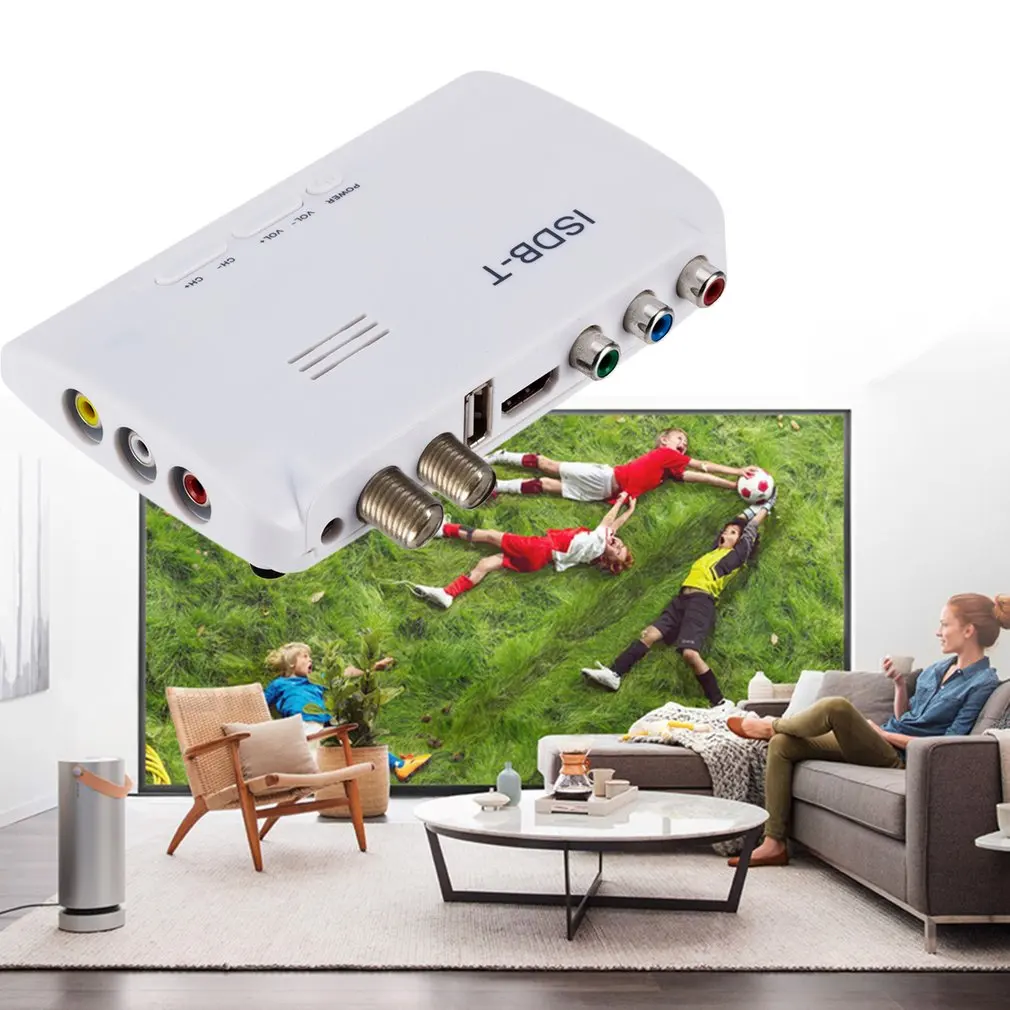 ISDB T цифровой наземный приемник HD видео конвертер наземная ТВ приставка для