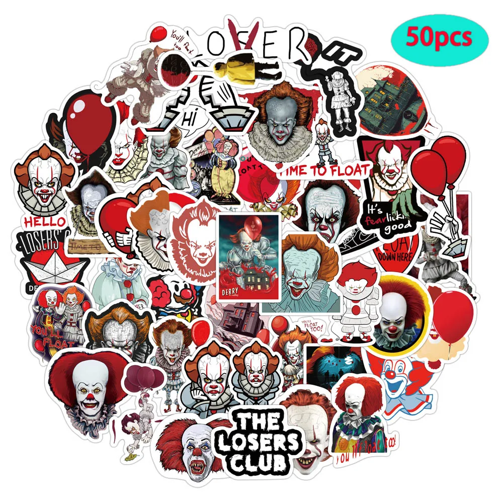 50 шт. новый фильм It Chapter два наклейки s для детской игрушки водонепроницаемый