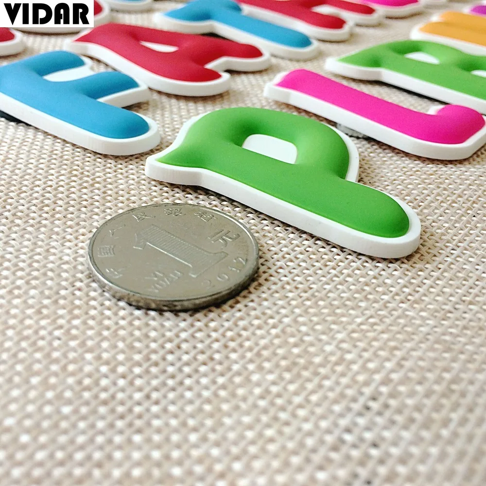 VIDAR набор мультфильм 26 Английский алфавит на магнитах Обучающие пособия наклейки