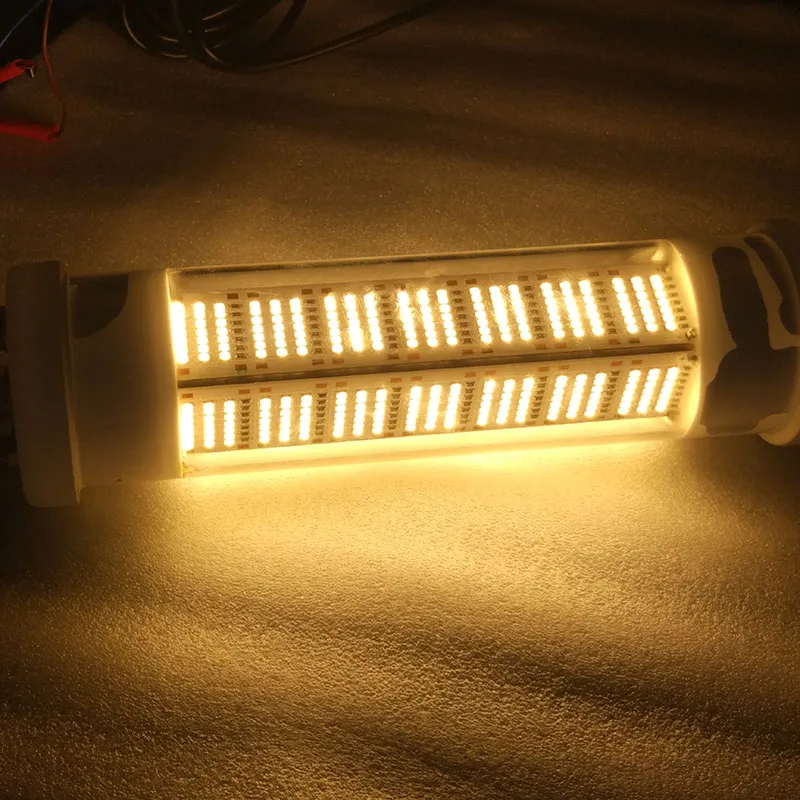 Qiilu Lumière de pêche de nuit de LED sous-marine bateau marin
