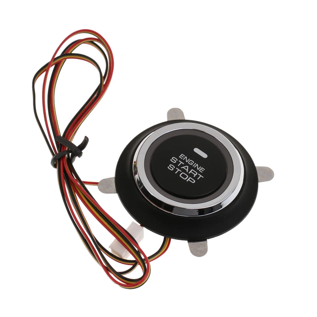 DC12V автомобильный двигатель кнопочный пусковой ключ пассивное открывание без ключей кнопка
