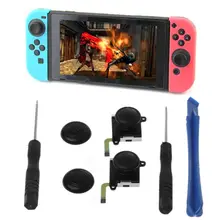 3D Analog Joystick Switch Thumb Stick Controller Module Sensor Potentiometer Repair Tool Replacement Black for Nintend Switch