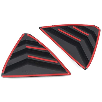 

Rear Quarter Side Window Louvers Vent Cover Trim Panel Window Blinds Triangular for Mazda Cx5 2019