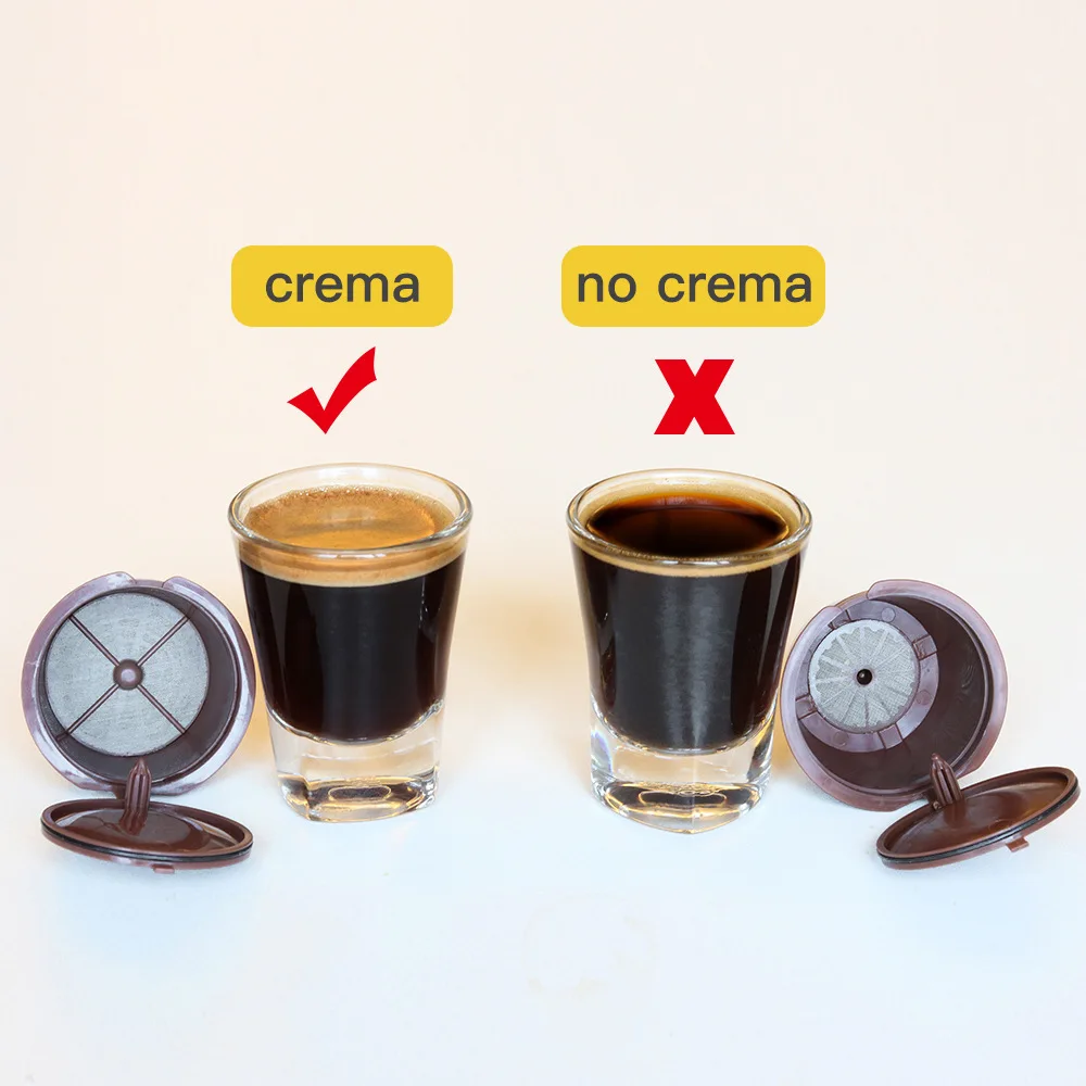Best Reusable 2/3/6pcs/packet 3rd Reusable For Dolce Gusto Rich Crema Coffee Capsule Dolce Gusto Nescafe Machine Coffee Filter