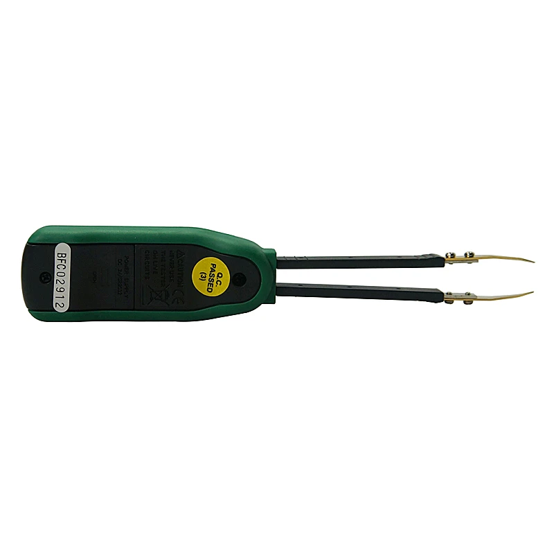 Ceny Ręczny pojemnościowy patch tester rezystancji MS8910 cyfrowy SMD element pasywny diody tester tweezer mocowania pomiaru