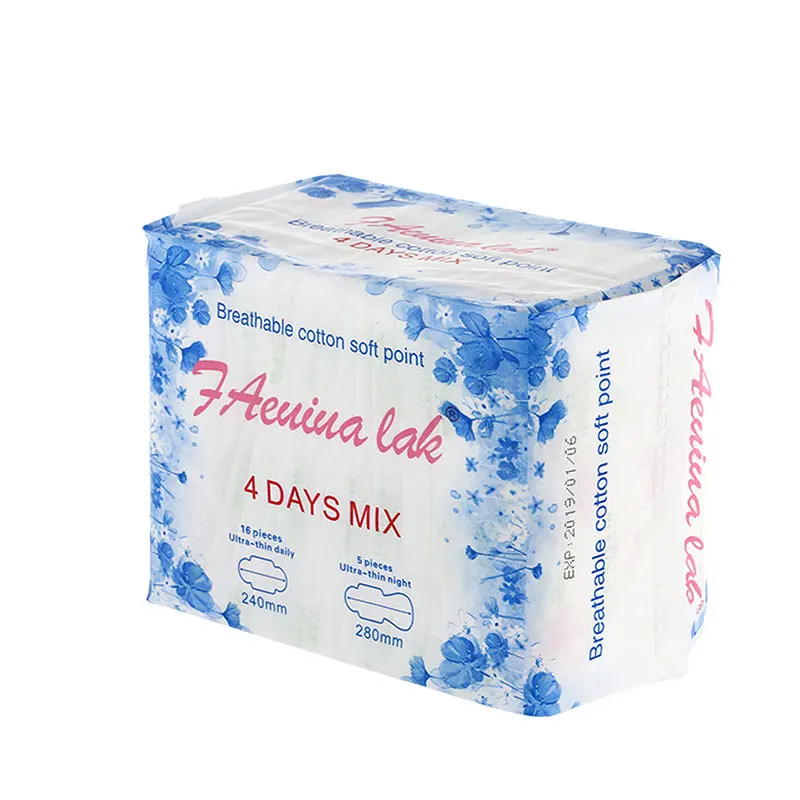 

Flower Miao Bud Intelligent Core Ultra-Thin Sanitary Towel Combination of Equipment 21-Piece (16 PCs + 5 Pcs) the United Kingdom