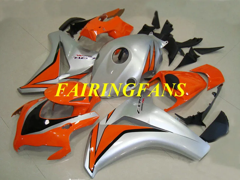 Инжекторный комплект для HONDA CBR1000RR 08 09 10 11 CBR 1000 RR CBR 1000RR 2008 2011 Серебряный Красный Обтекатели на кузов+ подарки HM19