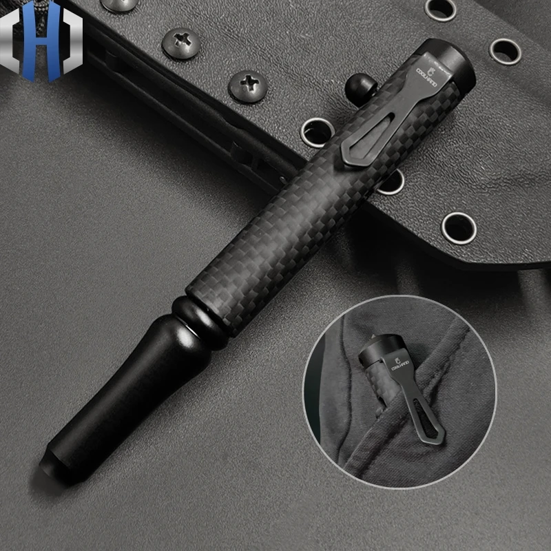 Углеродное волокно тактическая ручка Вольфрамовая стальная головка многофункциональная легальная Самозащита наружные принадлежности EDC инструменты