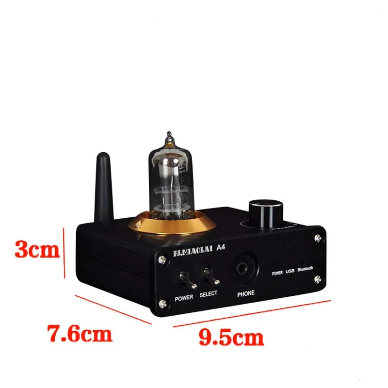 Lusya QCC3008 bluetooth 5,0 усилитель для наушников плата MAX9722 аудио декодер CM6642 usb звуковая карта с 6N3 трубка T1091