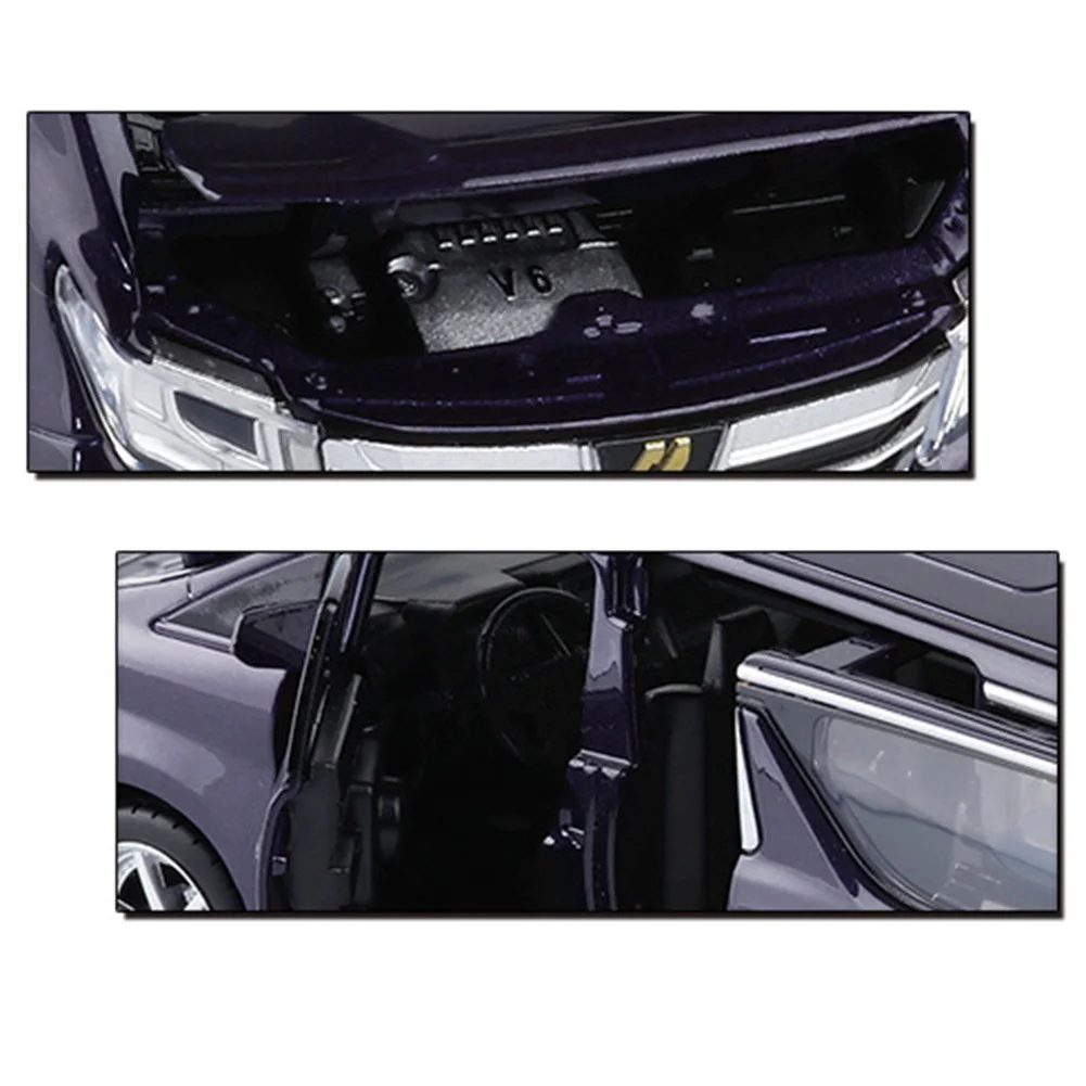 1/32 мини литья под давлением оттяните назад автомобиль для Toyota Alphard модель с легкой музыкальной игрушкой