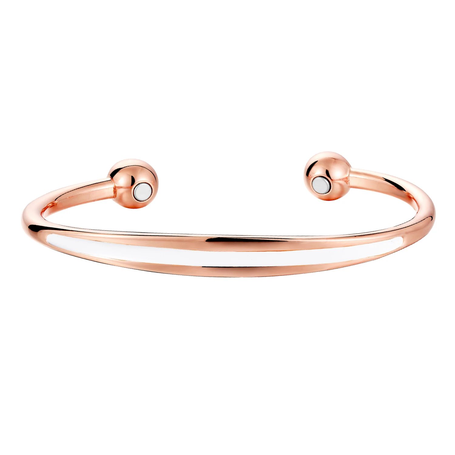 OKtrendy Casual Femme Copper Magnetic Bracelets & Bangles Gold-color Open Cuff Bracelets for Women Party Jewelry