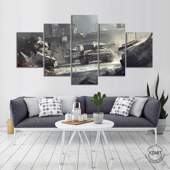 

Mass Multiplayer games World of Tanks HD Third person shooting game Poster Paintings Wall Picture for Bedroom Decor