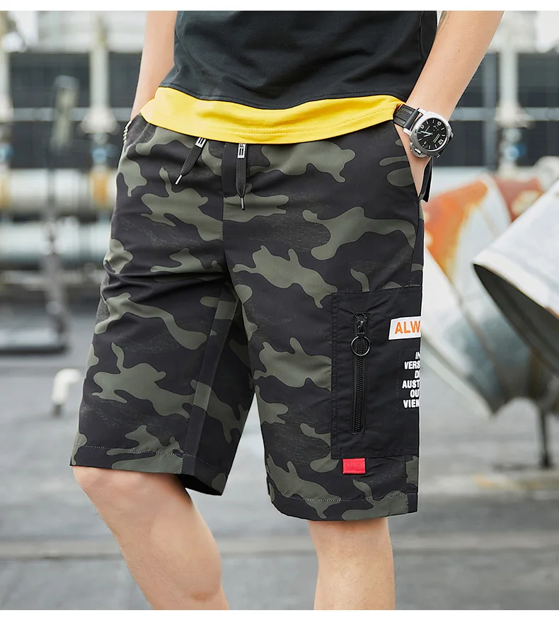 2021 New Summer Men Shorts Camouflage 