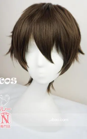wig Игра идентичность V, Eli Кларк Косплэй костюм живых XueQue; Новинка; кожа; Косплэй костюм Hallowwen вечерние Для мужчин Для женщин костюм - Цвет: wig