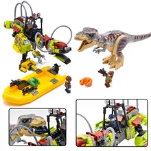 Мир Юрского периода, динозавр тираннозавр Т. Рекс против динозавра-механика, боевой транспорт, строительные блоки, 75938, игрушки, детские подарки
