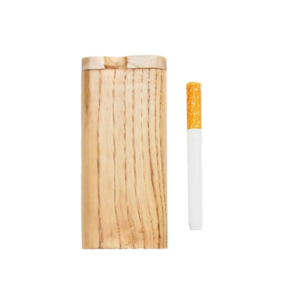cigarette box Деревянный портсигар для 10 сигарет поднимает автоматический, Настольный ящик для хранения сигар@ 25 стол Decrection портсигар@ 10 - Цвет: cigarette box