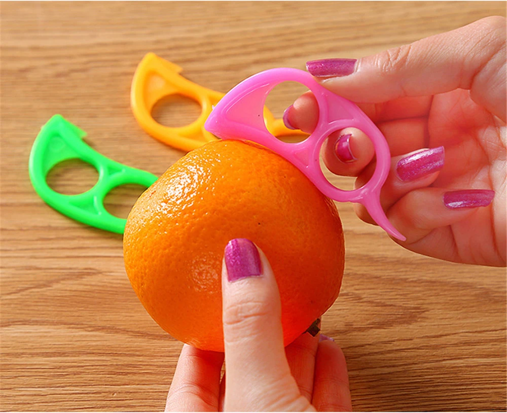 Кухонные гаджеты лимонов оранжевые инструменты открытая Овощечистка для удаления пальцев фруктовый резак быстро зачистки кухонные инструменты аксессуары