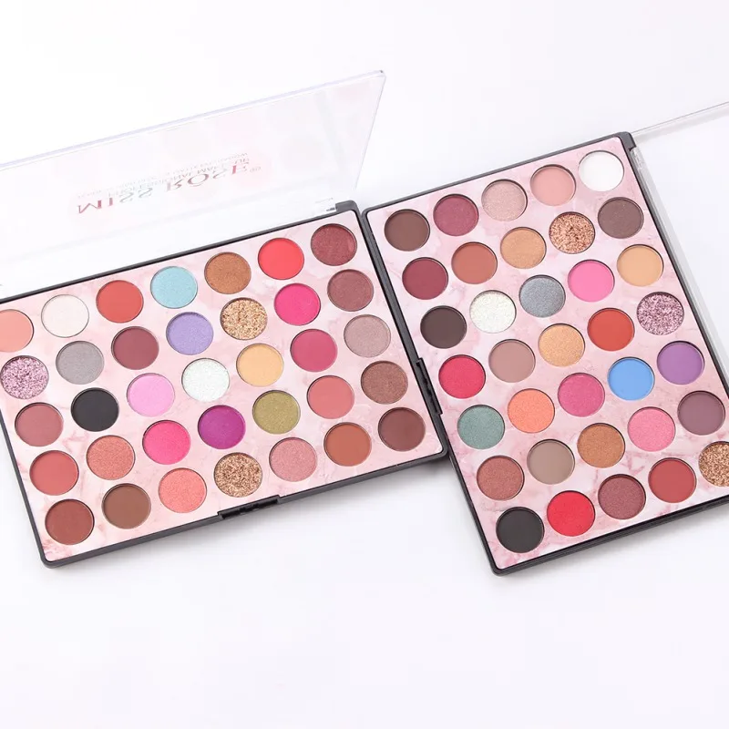Блеск хайлайтер Shimmer Make up Тени для век Pallete 35 цветов матовые тени для век power Palette XA54