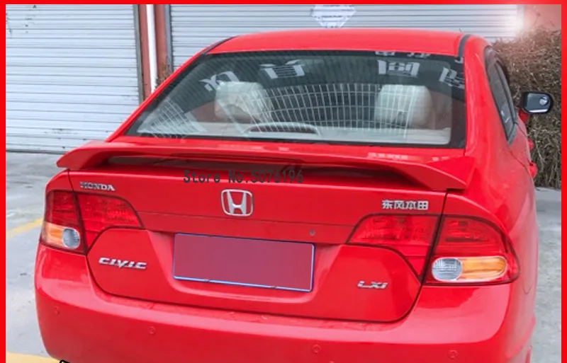 

Fit for Honda Civic 8 ABS GT stylr rear spoiler rear wing 2006 07 08 09 11
