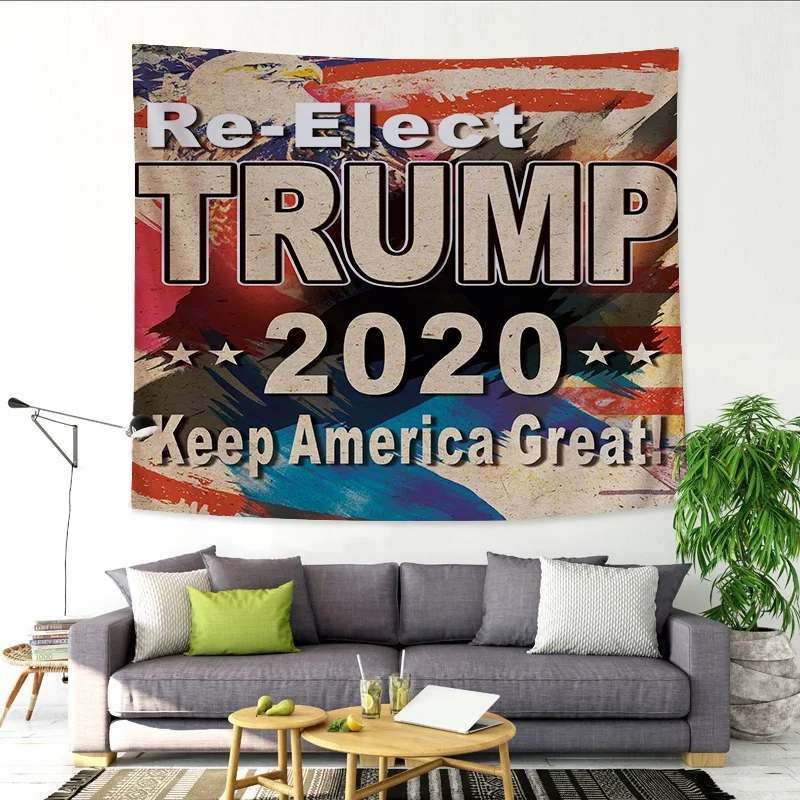 Трамп, тематический гобелен, настенный гобелен с козырьком, украшения для дома, украшение для спальни, общежития
