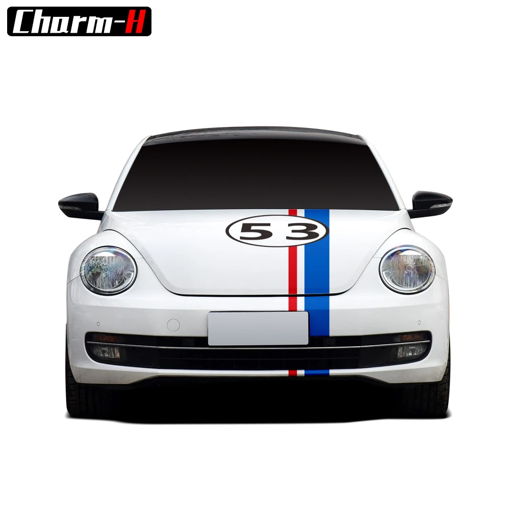 Car Styling Door Side Stripes Hood Roof Rear Body Vinyl Decal Stickers for Volkswagen Beetle A5 2011-Present Accessories