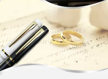 

2 pc Signature Pen Metal High-end Business Signature Pen Gel Pen Metal Ballpoint Pen Metal Fountain Pen Christmas Gift