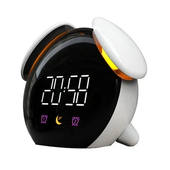 

Table Digital Home Decoration Touch Control Snooze Mode Rechargeable Battery Wake Up Kids Alarm Clock Student Smart Induction