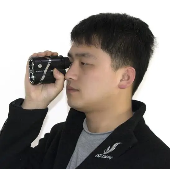 600M 1000M 1500M Laser Golf Range Finder 7X Handheld Rangefinder Power Engineering Ranging Speed Height Angle Measurement Tool