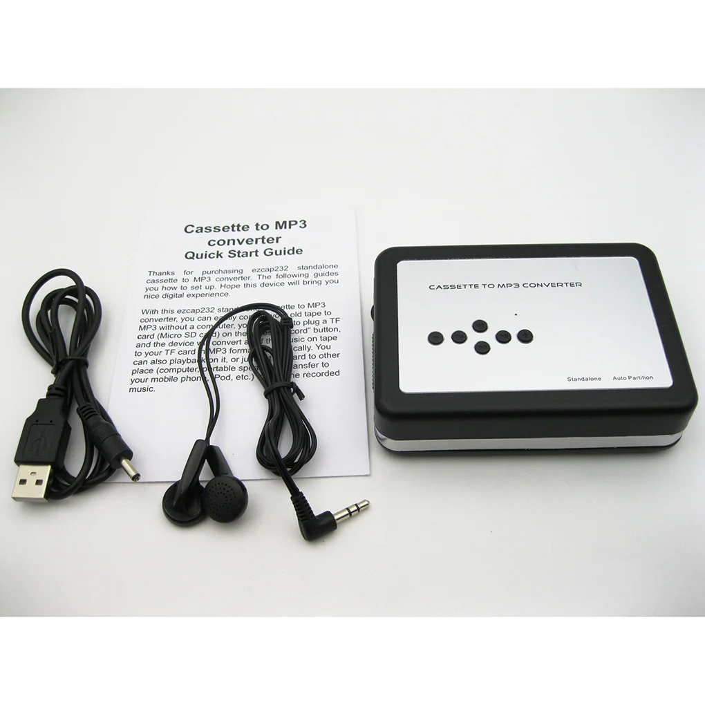 Портативный кассетный плеер, Автономная Кассетная лента в MP3 конвертер, Walkman ленты рекордер через tf-карту с наушниками