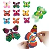 3/5/9 PCS Toy Great Surprise Gift Children's Magic Prop Fairy Flying in the Book Butterfly Rubber Band Powered Wind Up Butterfly